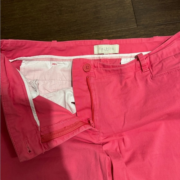 Talbots Coral Cropped Pants - Picture 4 of 8